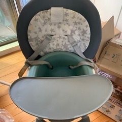 【説明書有】GRACO 2脚セットグレコ ハイチェア ベビーチェア フロアツーテーブル）7通りの使い方　非喫煙者　ペットなしの画像