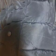 ボリュームファーフード　ダウンジャケット　ブラック100㎝の画像