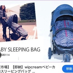 防寒対策 　 ベビーカー用スリーピングバッグの画像