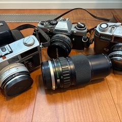 Canodate E OLYMPUS om10 Taron レンズ　カメラ昭和レトロの画像