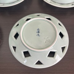 湯呑み茶碗　来客用　蓋付き　受け皿付き　茶器　5客セット　の画像