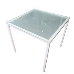美品 ガラステーブル ダイニングテーブルの画像