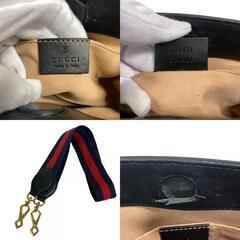 グッチ GUCCI ハンドバッグ バンブー ニムフェア 2wayバッグ ショルダー フェイクパール 470271 ブラックの画像