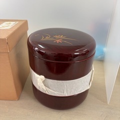 【未使用品/新宮町】漆器　3段　未使用品　の画像