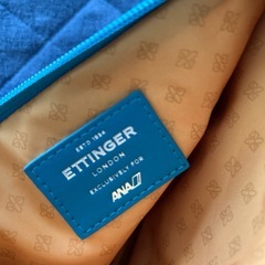 ANAビジネスクラス アメニティEttinger London ポーチとバッグの画像