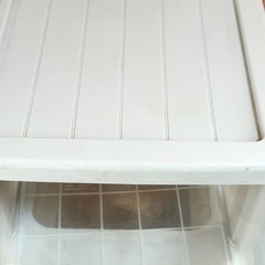 収納ケース　クリアケース　2段の画像