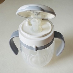 🌟格安&美品🌟コンビ Combi ストローマグ 340ml ラクマグ 漏れない ストロー🥤の画像