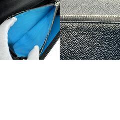 ブルガリ BVLGARI 長財布 フラップ  二つ折り ロゴクリップ ブラックの画像