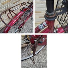 中古自転車 変速無し 26インチ ブロックダイナモ 軽整備済み 防犯登録対応 町田市 相模原市 MM838の画像