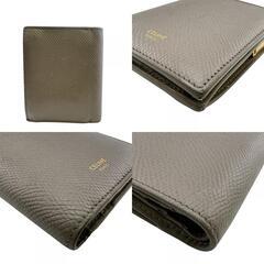 セリーヌ CELINE 二つ折り財布 コンパクトウォレット 10E493BEL グレーの画像