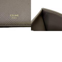 セリーヌ CELINE 二つ折り財布 コンパクトウォレット 10E493BEL グレーの画像