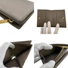 セリーヌ CELINE 二つ折り財布 コンパクトウォレット 10E493BEL グレーの画像