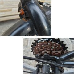 中古自転車 6段変速 20インチ 折り畳み 軽整備済み 防犯登録対応 町田市 相模原市 MM839の画像