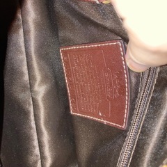 coachミニボストンバッグの画像