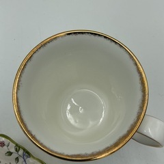 花柄　プレート&カップセットの画像