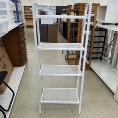 リユースのサカイ東金店 オープンラック 白※サビあり TJ14942の画像