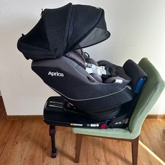 お話中【洗濯済み】アップリカ クルリラプレミアム isofix 新生児対応の画像