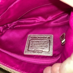 coachショルダーバッグの画像