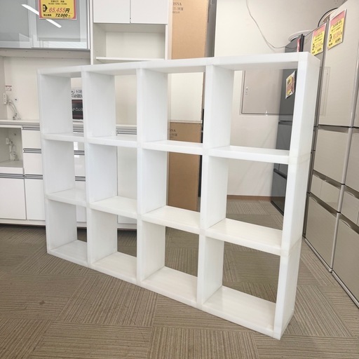 【美品‼️】サイズ調節可能♪ 174cm幅オープンラック シェルフ 多目的棚 ホワイト♪