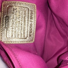 coachショルダーバッグの画像