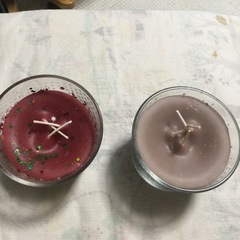 ◆キャンドル2点セット◆ 代理出品の画像