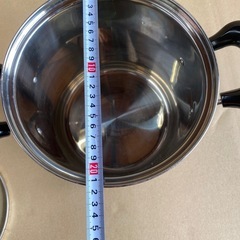 値下げしました。　寸胴鍋20cm(美品) の画像