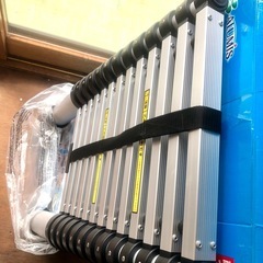 未使用 アルミス アルミ製伸縮はしご14段 の画像