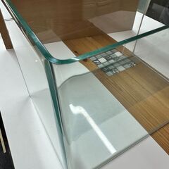 曲げガラスの水槽の画像