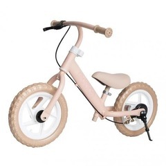 11.5インチ 身長88cm～ライトウェイトトレーニングバイク（ピンクベージュ） キックバイク 3歳 4歳 ペダルなし自転車 男の子女の子の画像