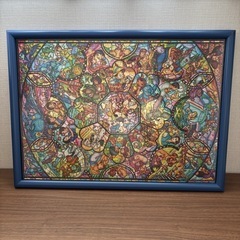 ジグソーパズル　ディズニー　完成品の画像