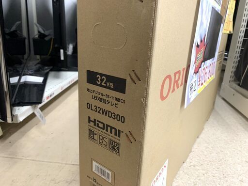 ☆新品☆ 未使用!!! ORION/オリオン 32型 液晶テレビ ハイビジョン TV 【ユーズドユーズ名古屋天白店】JM-007