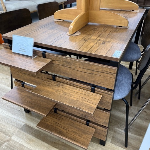 ダイニング５点セット　棚付き　タロンのご紹介です！