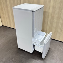 A1584🌟配送・設置🉑♻️シャープ2ドア冷蔵庫137L SJ-D14F-S 2020年製🌟の画像