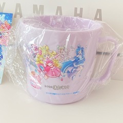 鎌倉パスタ　プリキュア　コップ　おまけシールの画像