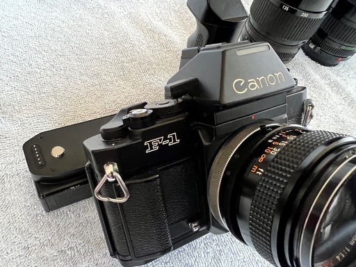CANON NEW F1 名機　ワインダー　レンズ４本