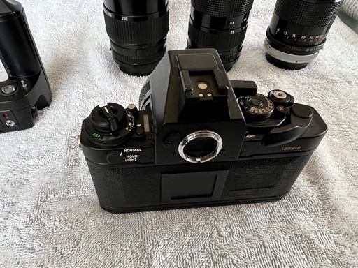 CANON NEW F1 名機　ワインダー　レンズ４本