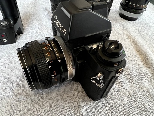 CANON NEW F1 名機　ワインダー　レンズ４本
