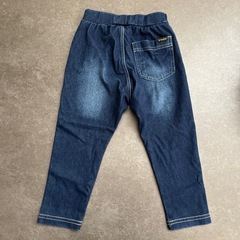 【美品】branshesデニム風パンツ100cmの画像
