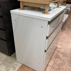 12/9 値下げ🤍NITORI ニトリ🤍キッチンカウンター🤍リガーレ🤍ホワイト🤍ハイグロス🤍2494の画像