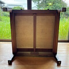 【 DREXEL HERITAGE/ドレクセル ヘリテイジ】 定価23万 トライユン エンド サイドテーブル マホガニー リビング ダイニング 書斎 寝室の画像