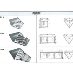 a(7504) クラコ 防災型グリスフィルター DC-3000 ダブルチェック 両面単体型 グリスフィルター 厨房用品 飲食店 直接お引き取り歓迎 大阪の画像