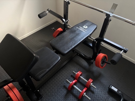 ファイテングロード　ベンチプレスセット　ローイングマシーン