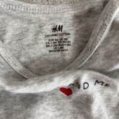 H&M ベビー服セット　グレーの画像