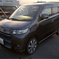 総額12万円 スズキ ワゴンRスティングレー リミテッドⅡ 車検8年10月 プッシュスタート ナビ フルセグ Bluetoothオーディオ ETCの画像
