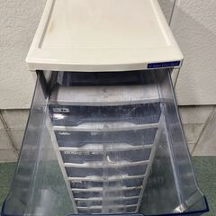 10段 書類ケース 収納ケース キャスター付 プラスチック製 オフィス 事務用品 幅32cm×奥行39cm×高さ108cm の画像