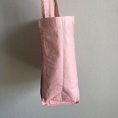 エコバッグ　紫陽花　ピンクの画像