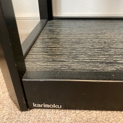 カリモク　ラック　シェルフの画像