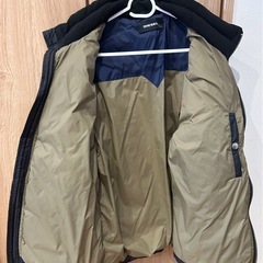 DIESEL ダウンジャケット ブラック系の画像