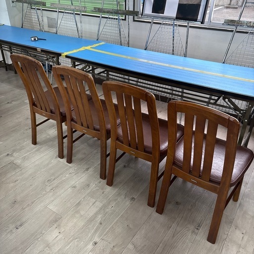 カリモク  ダイニングチェア  4脚セット 　木製椅子