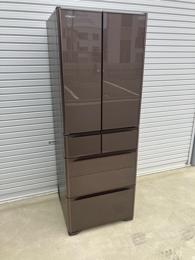 【今月限定価格】R-XG43J(XH) 【枚方市】コンパクト6ドア冷蔵庫　430L 2019年製　動作確認済み